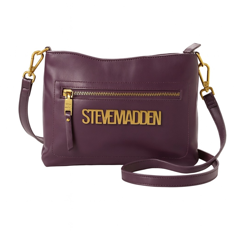 ✨ Steve Madden Purple Crossbody Bag with Gold Hardware ✨